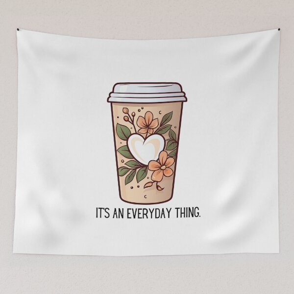 Item preview, Cute Coffe mug boho style its an everyday thing! Start your day off right with your good morning coffee designed and sold by HandCraftedArt.
