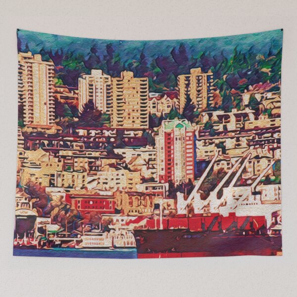 Item preview, VANCOUVER HISTORIC WATERFRONT designed and sold by ArtbyRolleen.