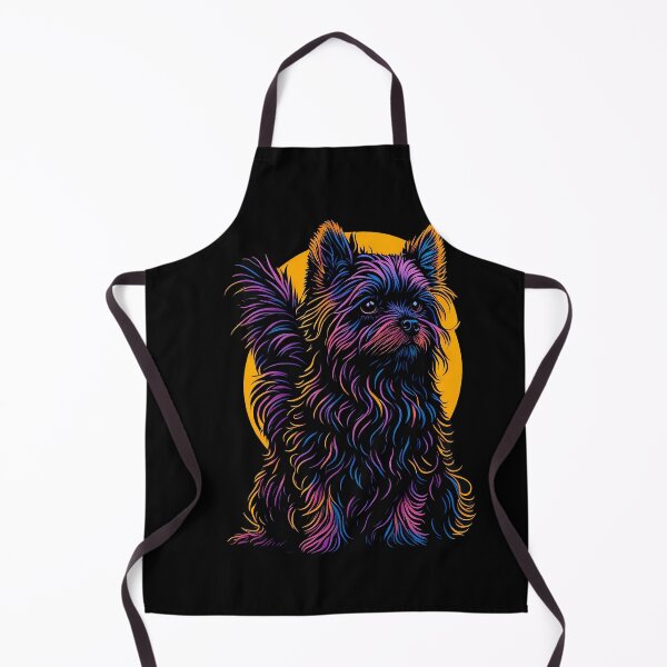 Item preview, Sunset's Guardian: Yorkshire Terrier in Silhouette designed and sold by DesignArtEmpire.