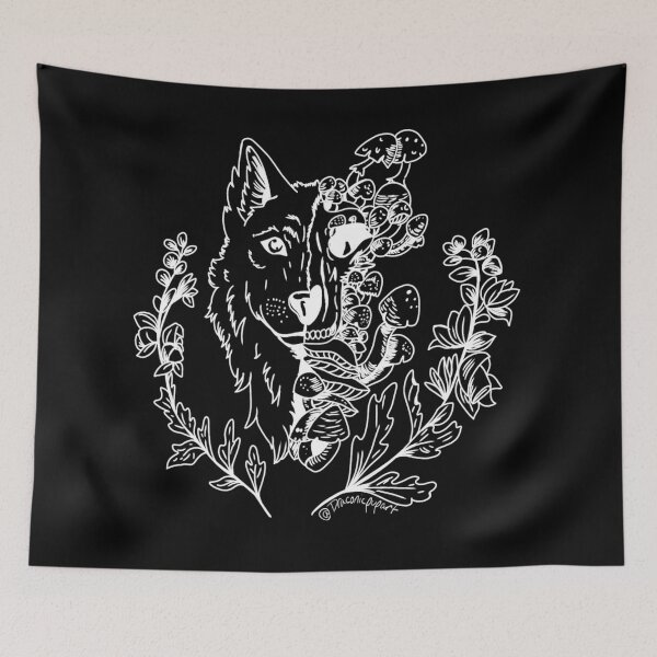 Item preview, Consumed by Mushrooms- White Variant designed and sold by Inkydragoncreations.