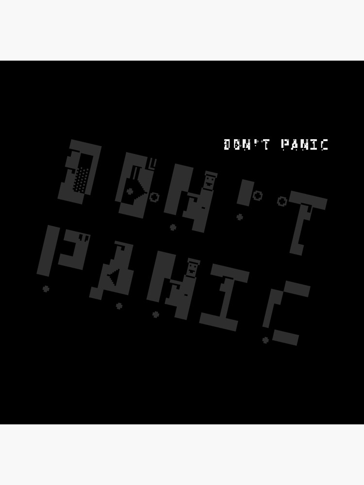 Artwork view, Don't Panic MIX designed and sold by StudioDestruct