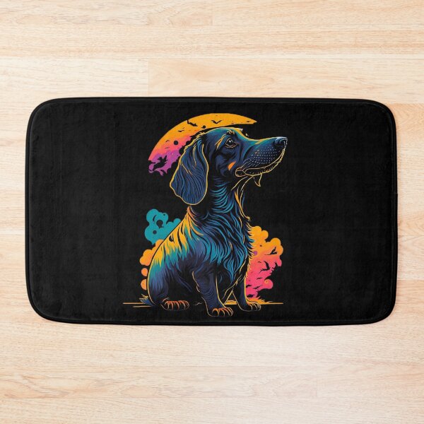 Item preview, Sunset's Glory: A Captivating Dachshund Silhouette designed and sold by DesignArtEmpire.