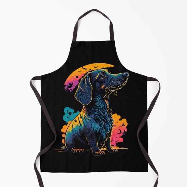 Item preview, Sunset's Glory: A Captivating Dachshund Silhouette designed and sold by DesignArtEmpire.
