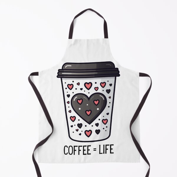 Item preview, Coffee = Life !!! Cute coffee cup design, cartoon style, get your day started right! designed and sold by HandCraftedArt.