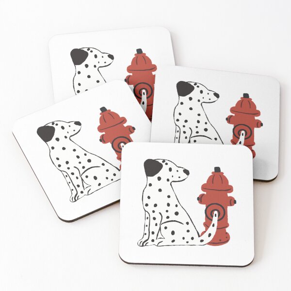 Item preview, Dalmatian and hydrant  designed and sold by latenightsnacc.
