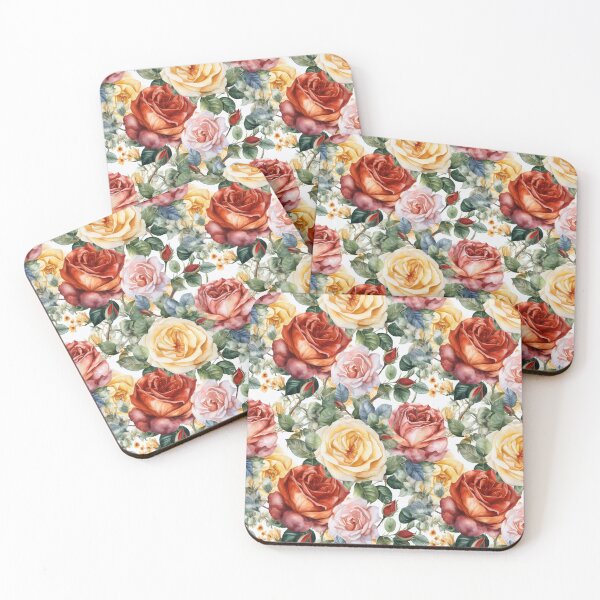 Item preview, Damask Roses Floral Patterns 04 designed and sold by PixelPastry.