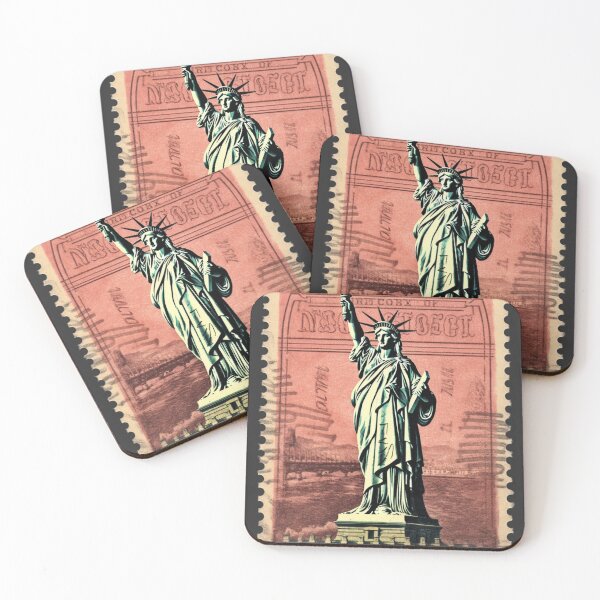 Artikelvorschau, Ein Vintage-Stempel der Freiheitsstatue entworfen und verkauft von GoodOldVintage.