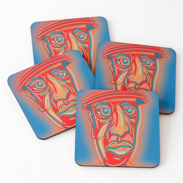 Item preview, Neon red face man designed and sold by DaveDanchuk.