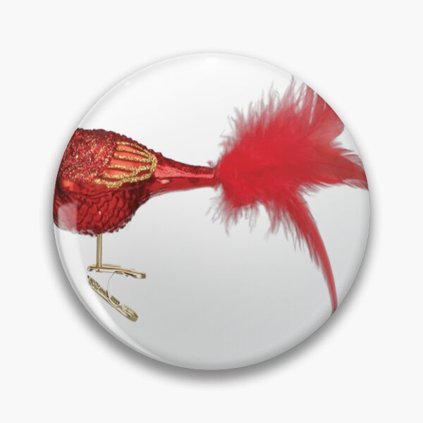 Item preview, red peacock with long tail black beak designed and sold by BranMalone45.