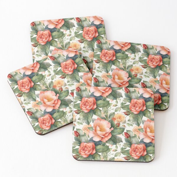 Item preview, Damask Roses Floral Patterns 06 designed and sold by PixelPastry.