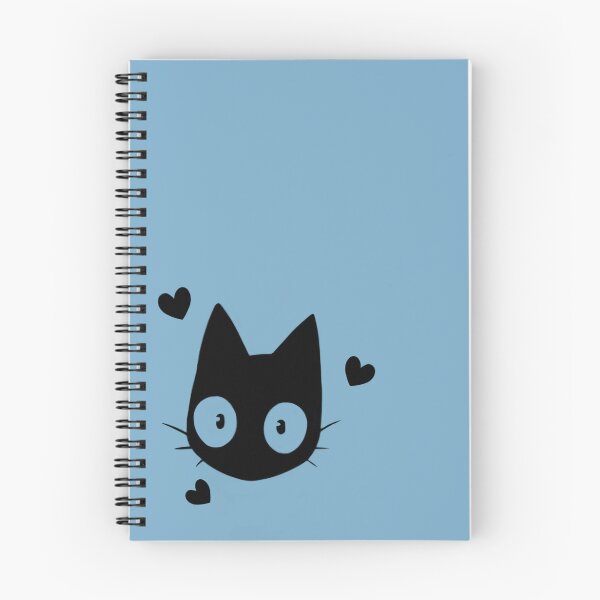 Item preview, Silly Black Cat and Hearts Design designed and sold by Pukastore.