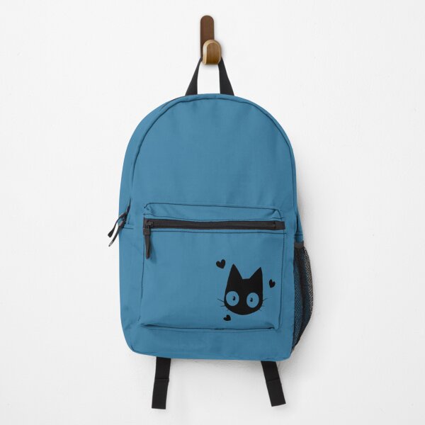 Aperçu de l'œuvre Conception idiote de chat noir et de coeurs créée et vendue par Pukastore.