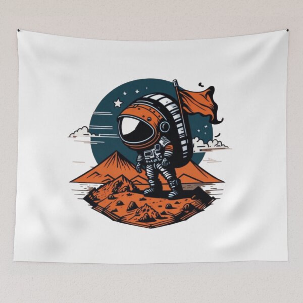 Item preview, Astronauta cartoon designed and sold by ProductArtistry.
