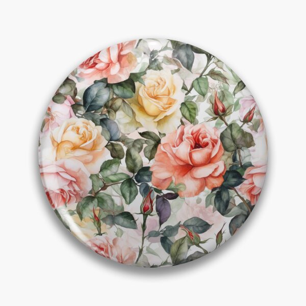 Item preview, Damask Roses Floral Patterns 07 designed and sold by PixelPastry.