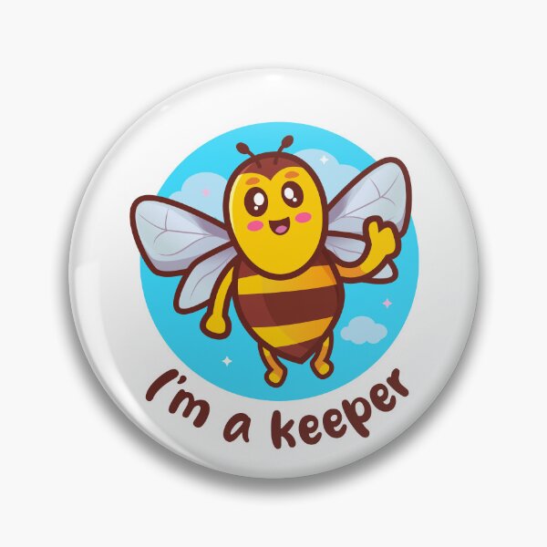 Item preview, I'm a keeper honey bee (on light colors) designed and sold by messy-nessie.