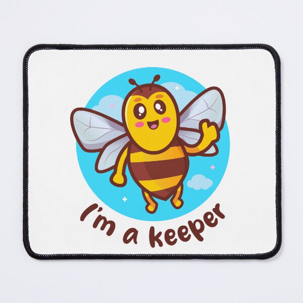 Item preview, I'm a keeper honey bee (on light colors) designed and sold by messy-nessie.
