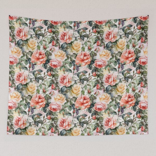 Item preview, Damask Roses Floral Patterns 07 designed and sold by PixelPastry.
