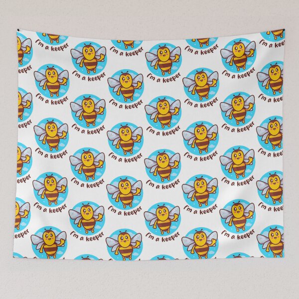 Item preview, I'm a keeper honey bee (on light colors) designed and sold by messy-nessie.