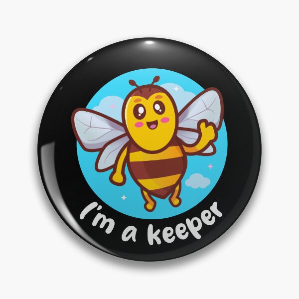 Item preview, I'm a keeper honey bee (on dark colors) designed and sold by messy-nessie.