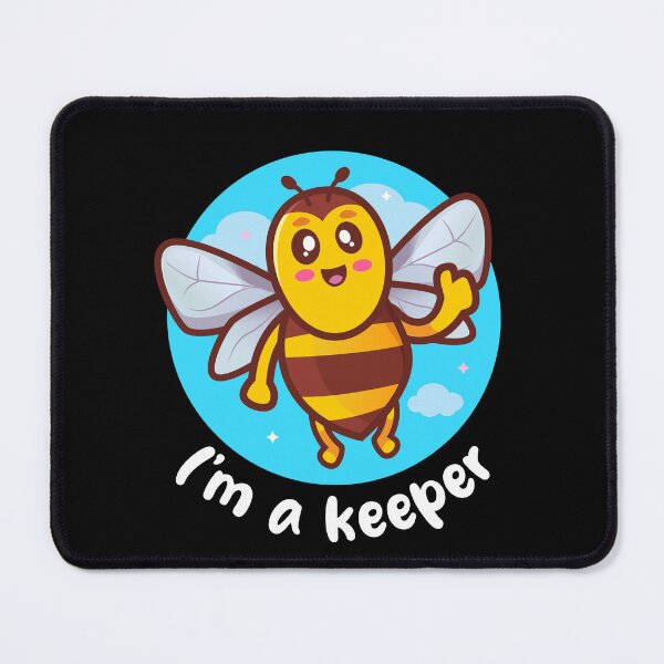 Item preview, I'm a keeper honey bee (on dark colors) designed and sold by messy-nessie.