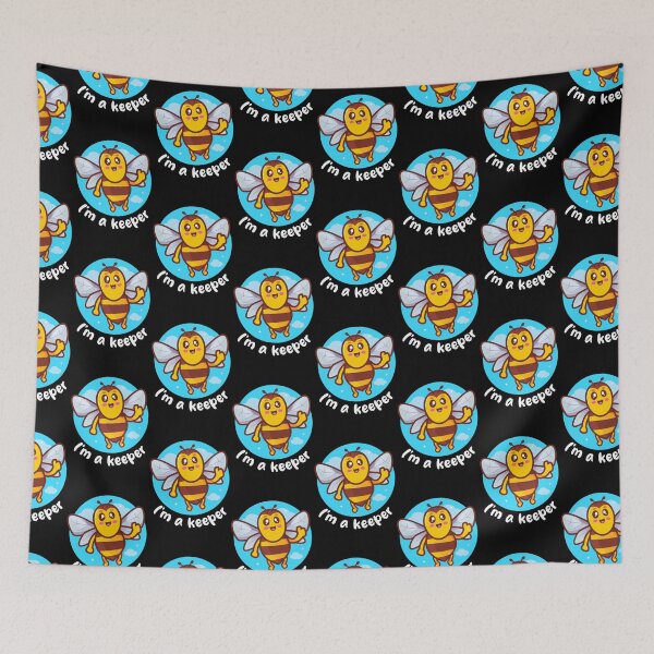 Item preview, I'm a keeper honey bee (on dark colors) designed and sold by messy-nessie.