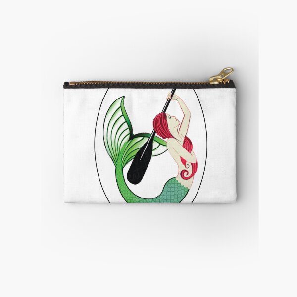 Item preview, Mermaid holding a raft paddle designed and sold by emilylabit.