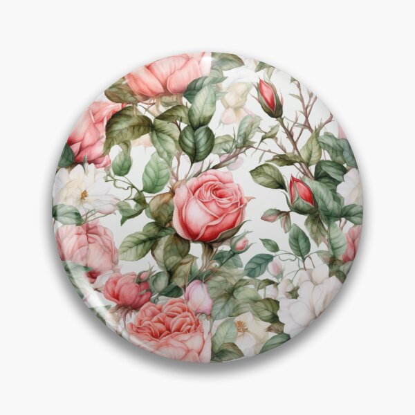 Item preview, Damask Roses Floral Patterns 08 designed and sold by PixelPastry.