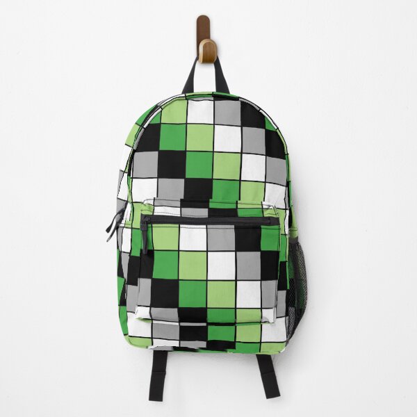 Item preview, Aromantic flag checkered designed and sold by bookwoof.