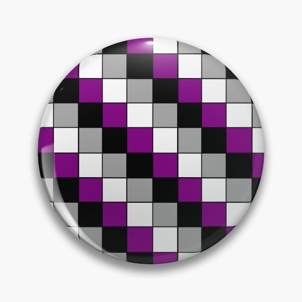 Artikelvorschau, Asexual and demisexual flag checkered entworfen und verkauft von bookwoof.