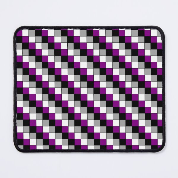 Item preview, Asexual and demisexual flag checkered designed and sold by bookwoof.