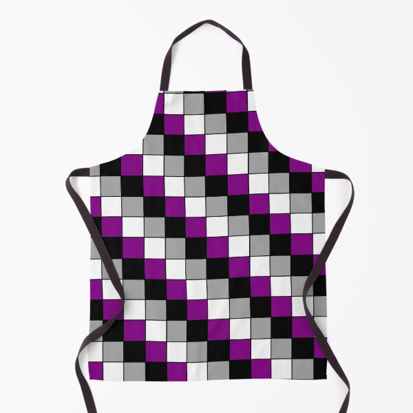 Item preview, Asexual and demisexual flag checkered designed and sold by bookwoof.