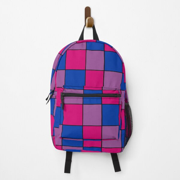 Artikelvorschau, Bisexual flag checkered entworfen und verkauft von bookwoof.