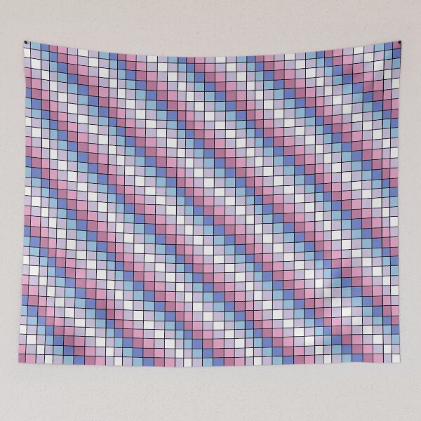 Item preview, Bigender flag checkered designed and sold by bookwoof.