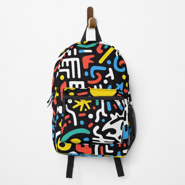 Artikelvorschau, Artistic bright colors black lines abstract geometric city 22 entworfen und verkauft von UnaWu533.