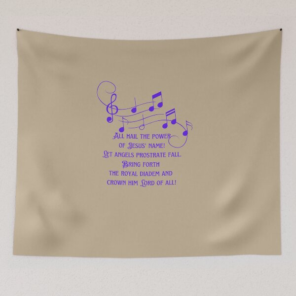 Item preview, "All Hail the Power of Jesus' Name" HYMN designed and sold by jutaylor.