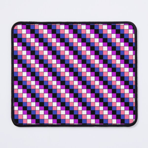 Item preview, Genderfluid flag checkered designed and sold by bookwoof.