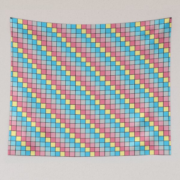 Item preview, Genderflux flag checkered designed and sold by bookwoof.