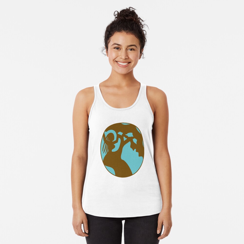 Item preview, Racerback Tank Top designed and sold by PosiQuotez.