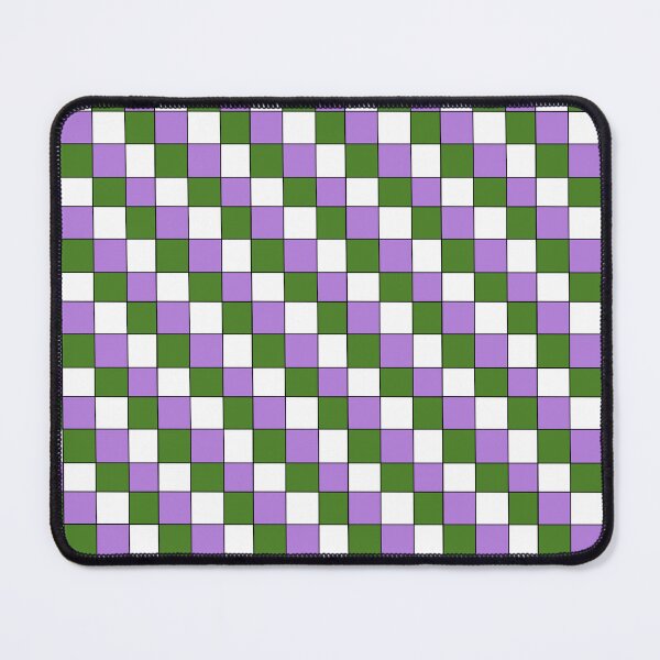 Item preview, Genderqueer flag checkered designed and sold by bookwoof.