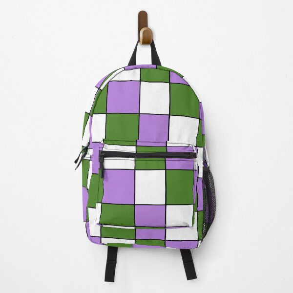 Item preview, Genderqueer flag checkered designed and sold by bookwoof.