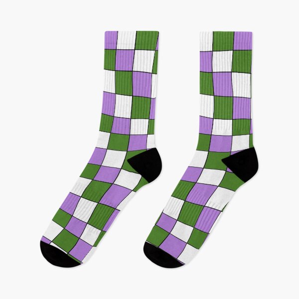 Item preview, Genderqueer flag checkered designed and sold by bookwoof.