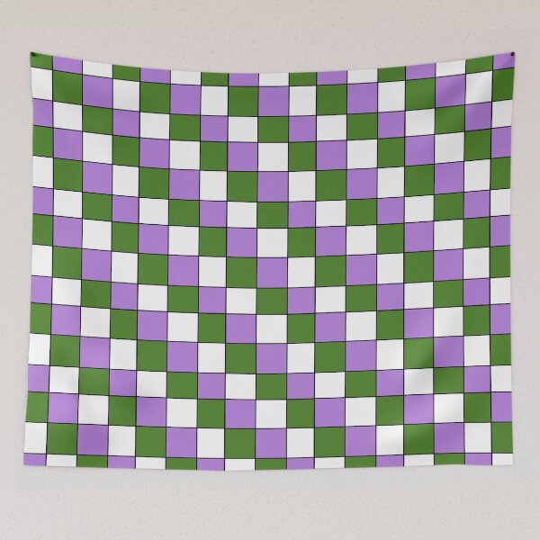 Item preview, Genderqueer flag checkered designed and sold by bookwoof.