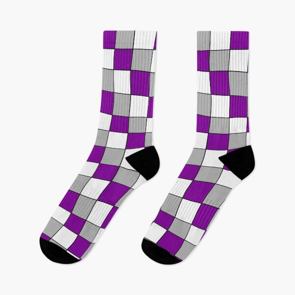 Item preview, Graysexual flag checkered designed and sold by bookwoof.