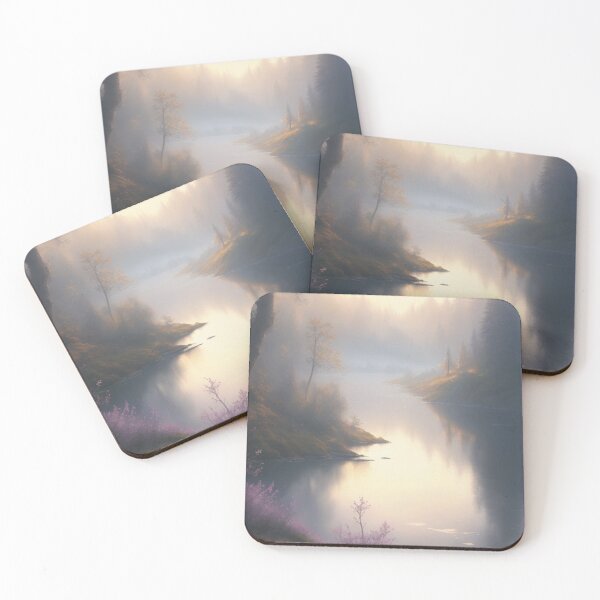 Item preview, "Dawn's Mist: Ethereal River Serenity designed and sold by GoodWitch24.