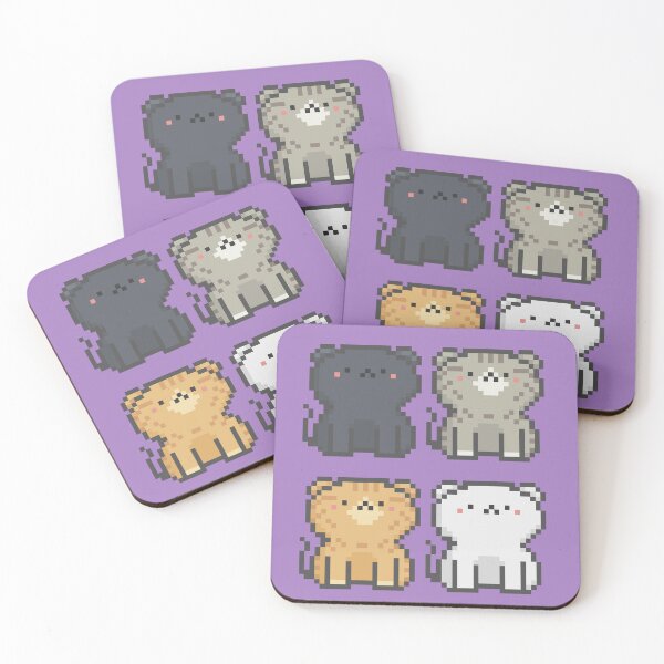 Item preview, Pixel Quiet Cat Quater 008 designed and sold by sosorimaru.