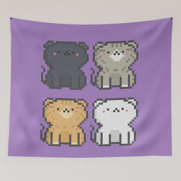 Item preview, Pixel Quiet Cat Quater 008 designed and sold by sosorimaru.