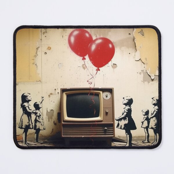 Item preview, Balloon Banksy Street Art designed and sold by shellyhanam.