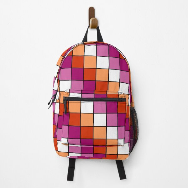 Item preview, Lesbian flag checkered designed and sold by bookwoof.