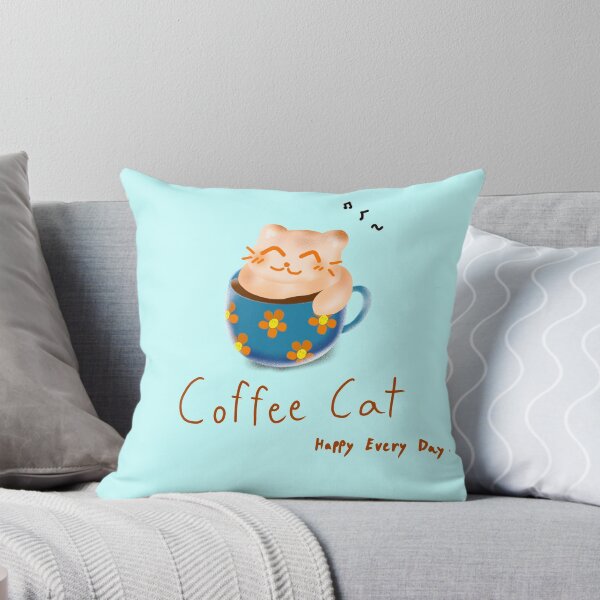 Item preview, Coffee Orange Cat designed and sold by Sattha Ratta.
