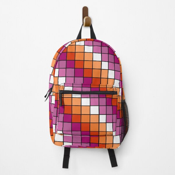 Item preview, Lesbian flag checkered designed and sold by bookwoof.